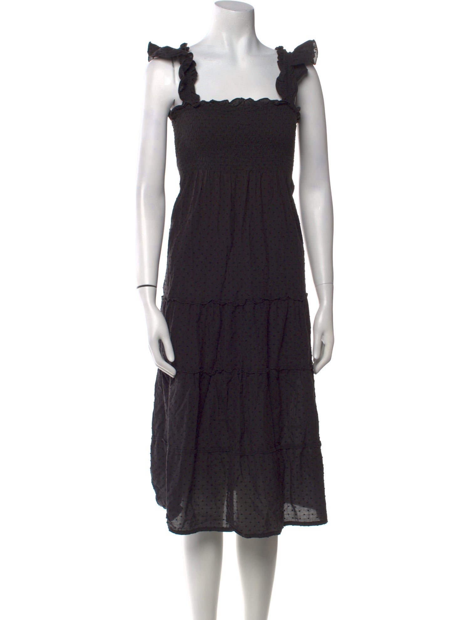 Hill House Home Square Neckline Midi Length Dress