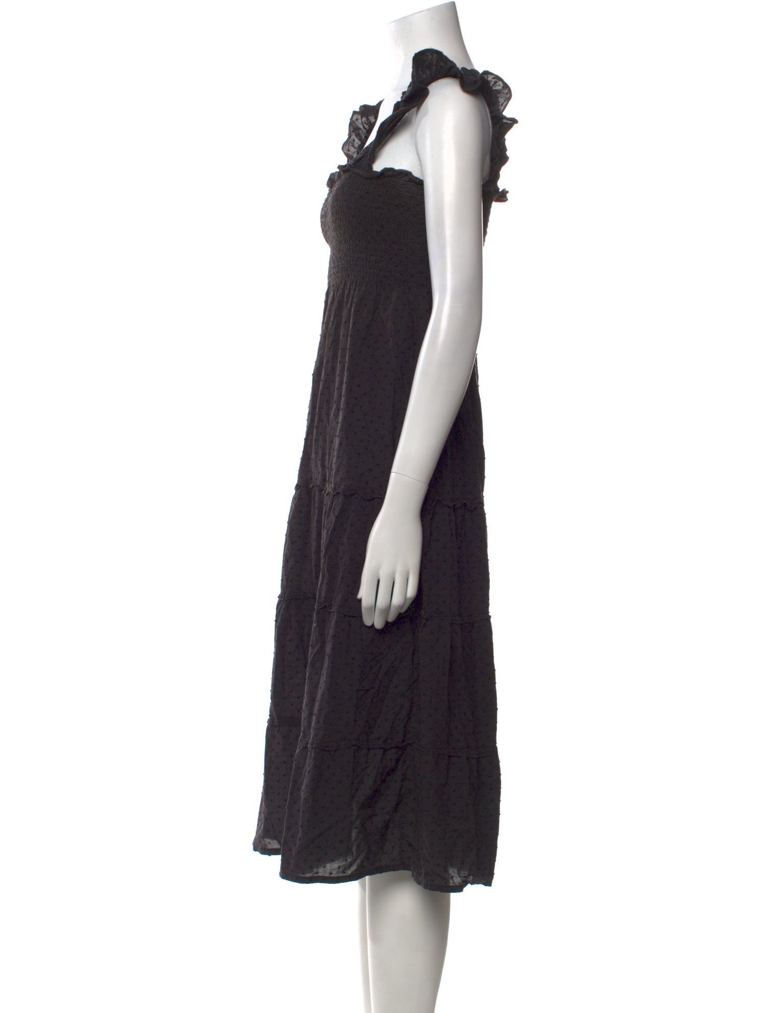 Hill House Home Square Neckline Midi Length Dress