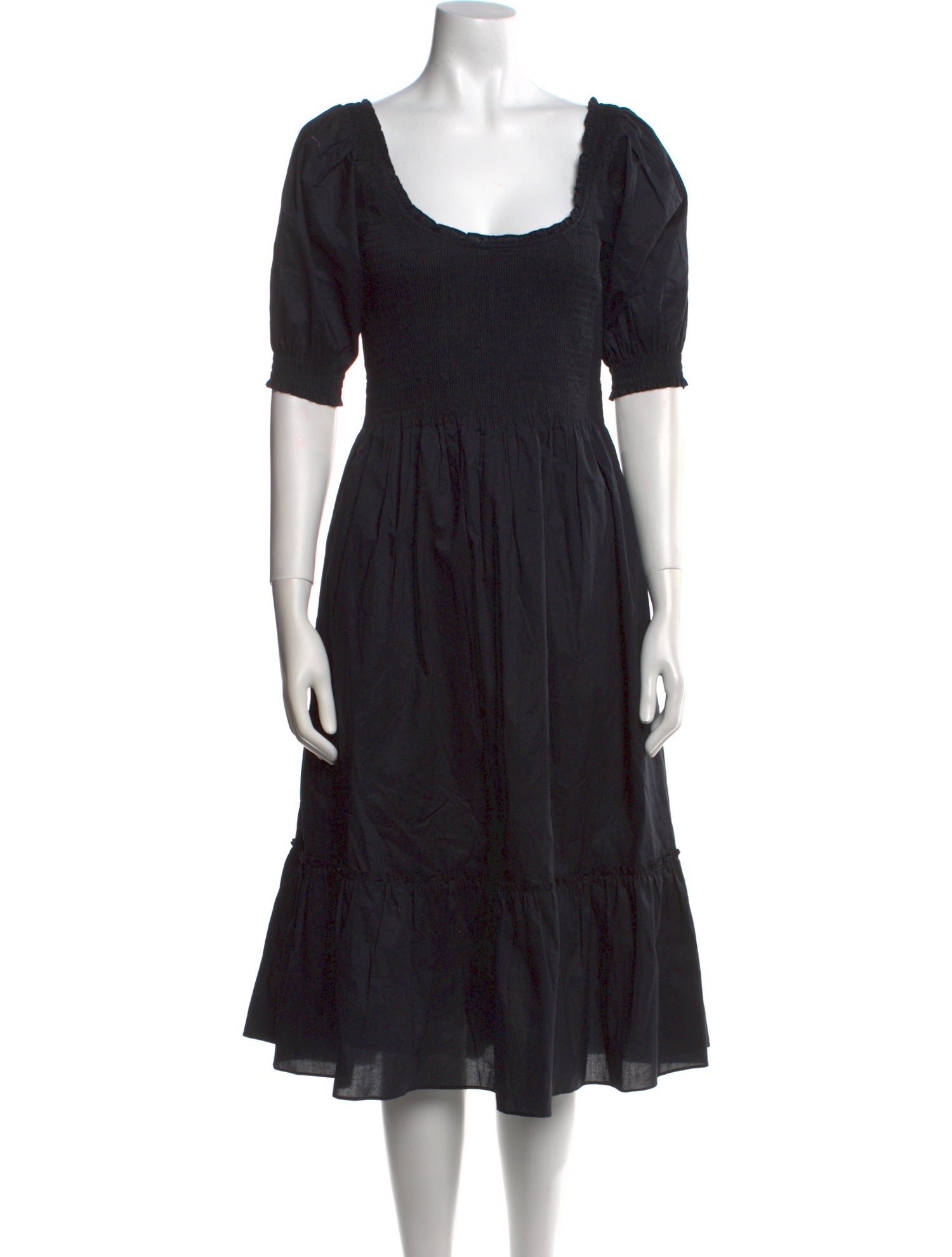 Hill House Home Scoop Neck Midi Length Dress