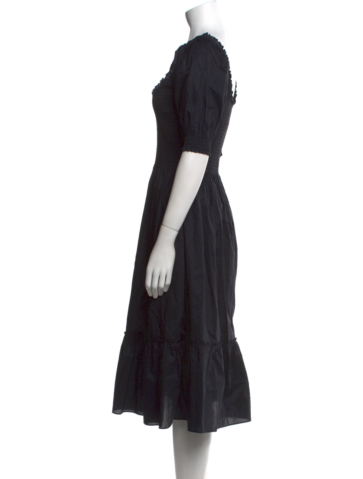 Hill House Home Scoop Neck Midi Length Dress