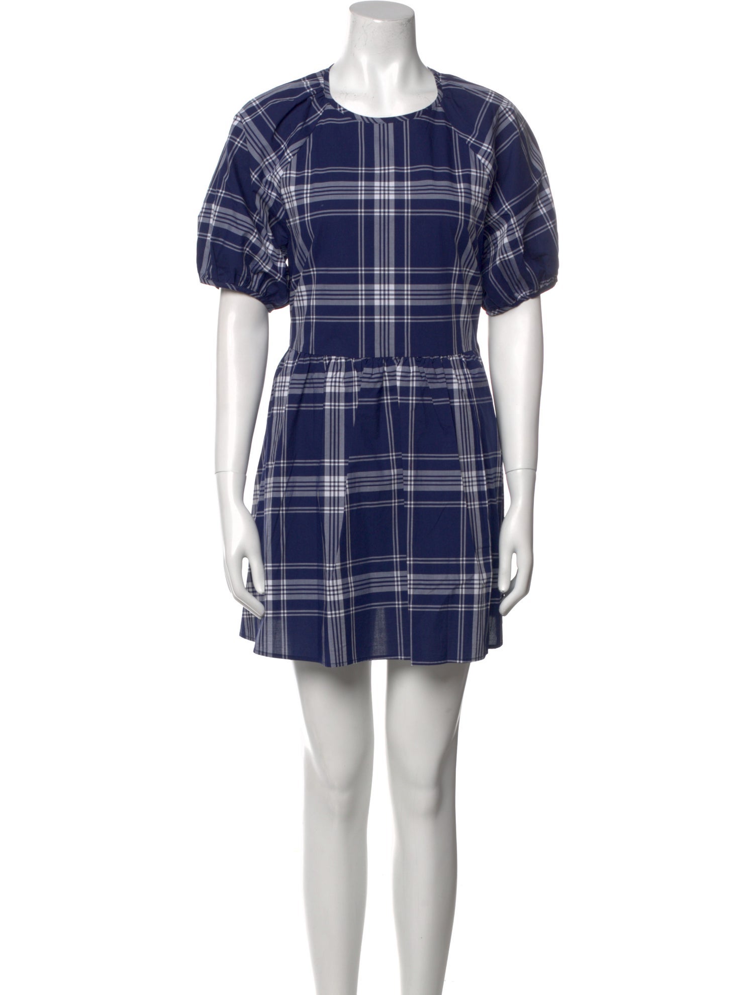 Hill House Home Plaid Print Mini Dress