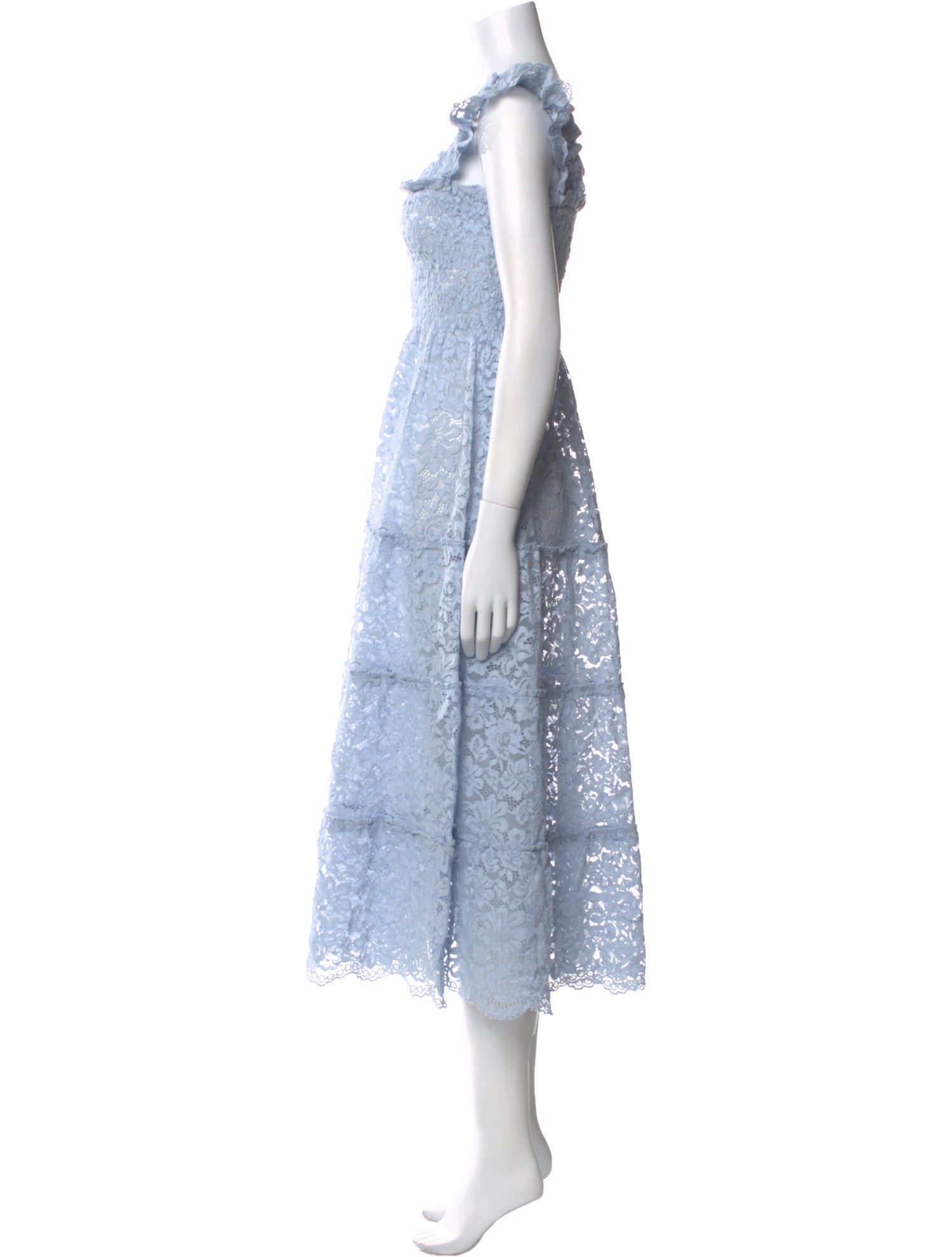 Hill House Home Lace Pattern Midi Length Dress