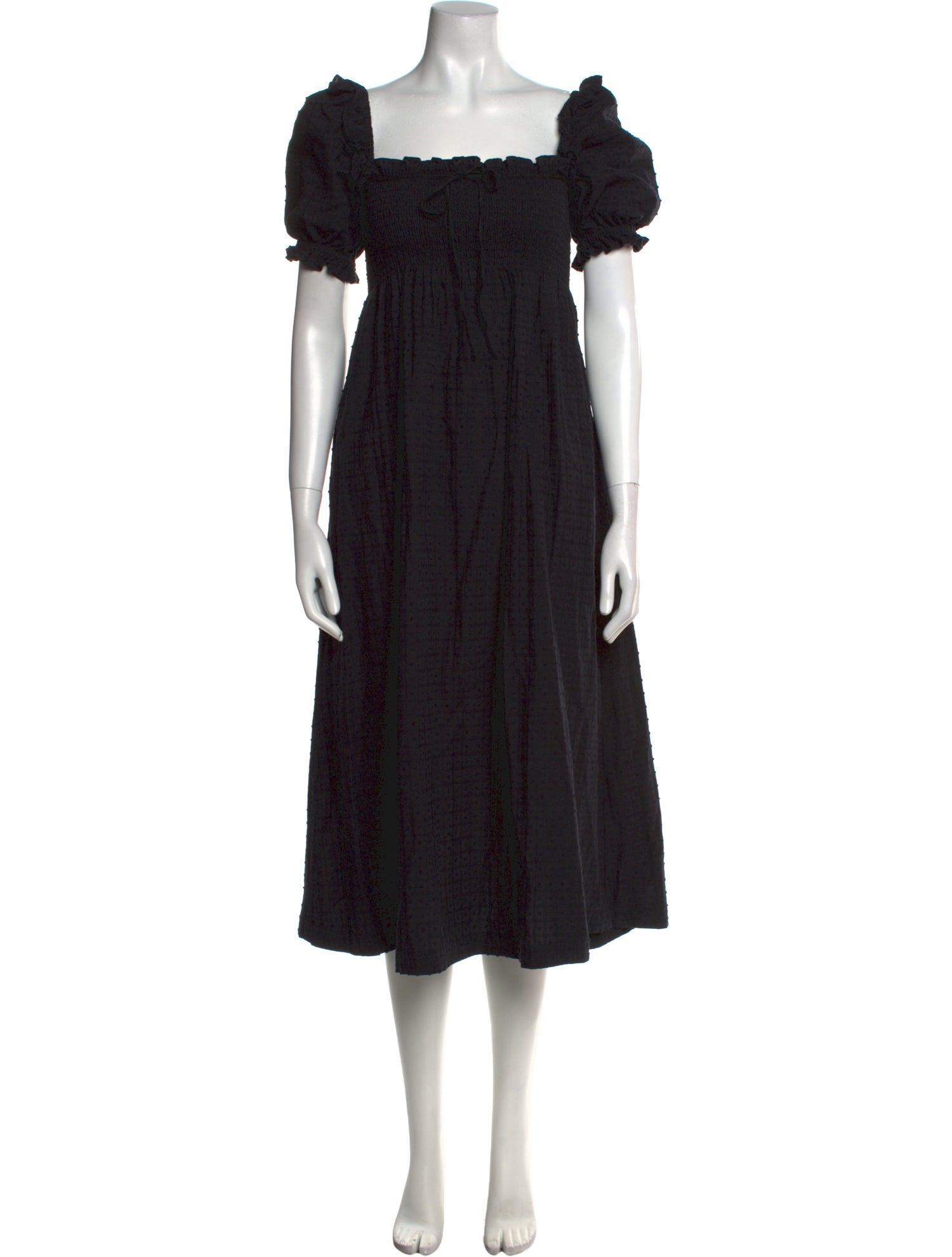 Hill House Home Square Neckline Midi Length Dress