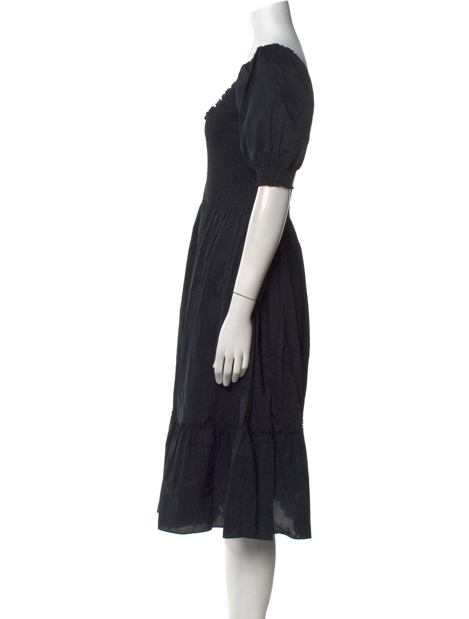 Hill House Home Square Neckline Midi Length Dress