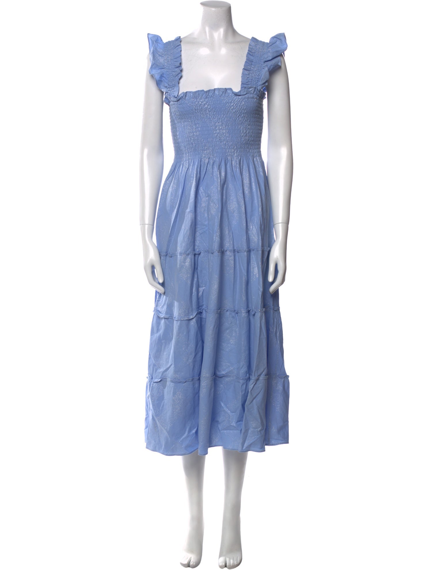 Hill House Home Square Neckline Midi Length Dress