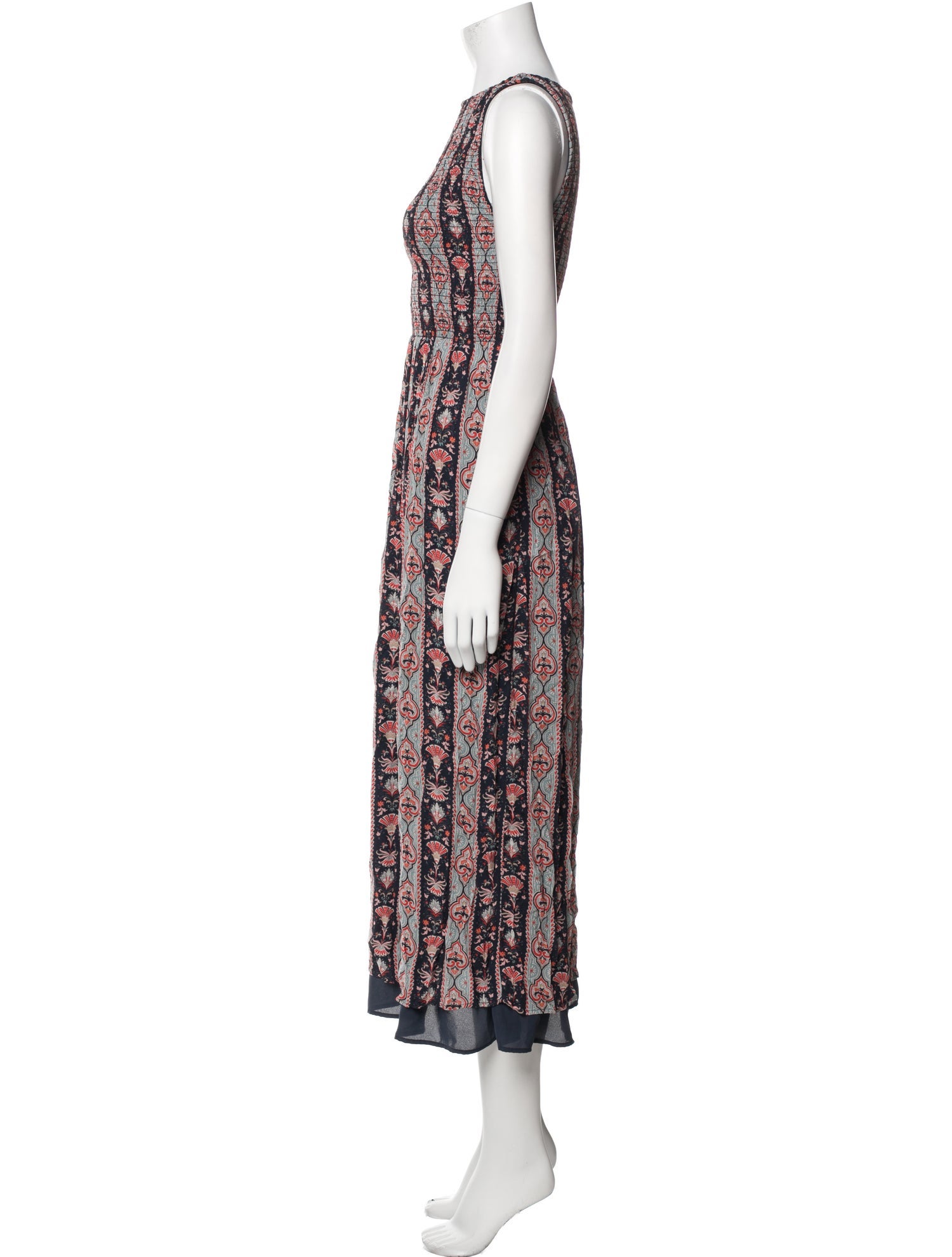 Hill House Home Printed Midi Length Dress