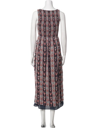 Hill House Home Printed Midi Length Dress