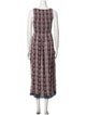 Hill House Home Printed Midi Length Dress