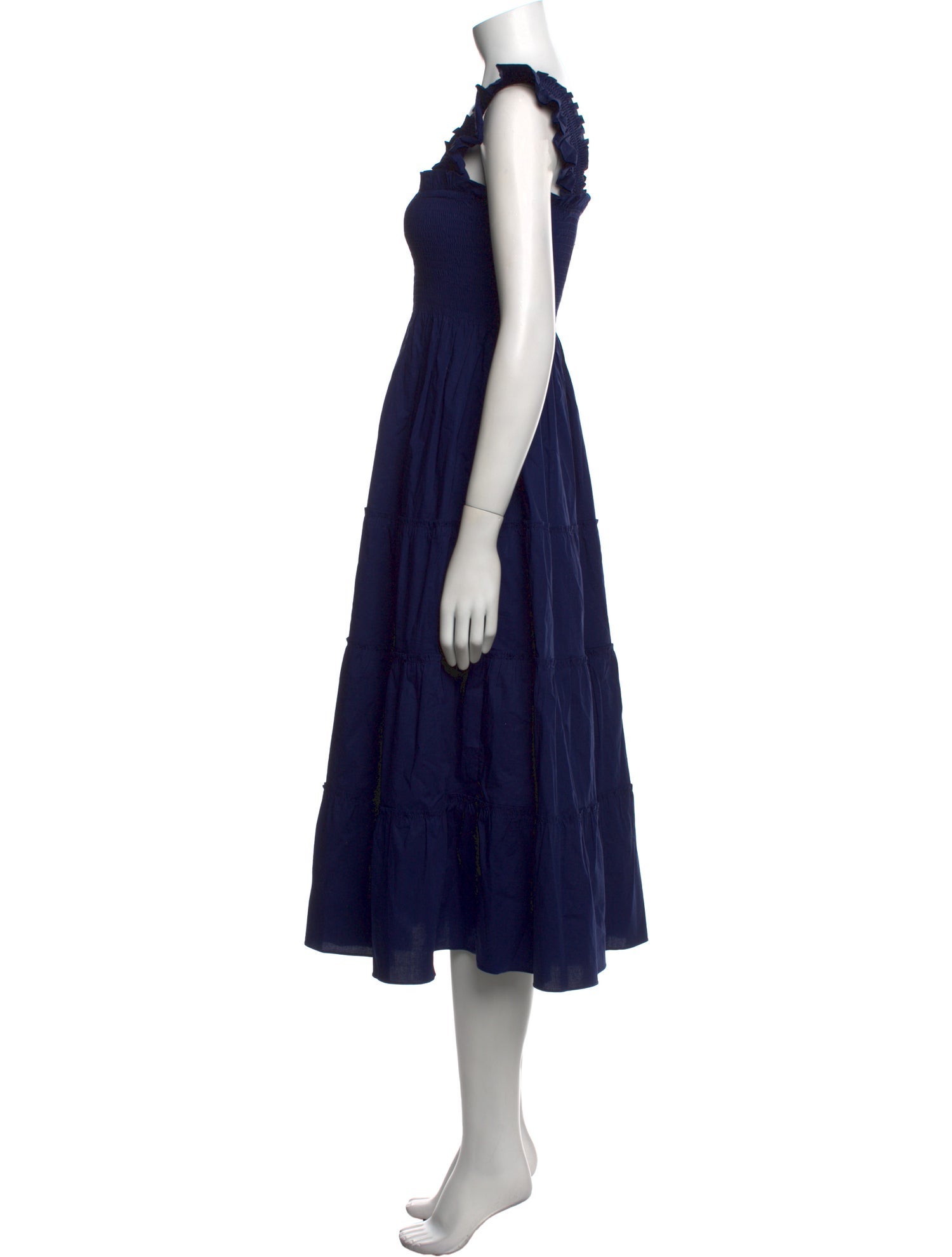 Hill House Home Square Neckline Midi Length Dress