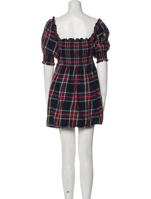 Hill House Home Plaid Print Mini Dress