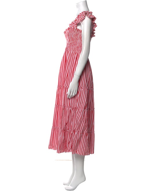 Hill House Home Striped Midi Length Dress