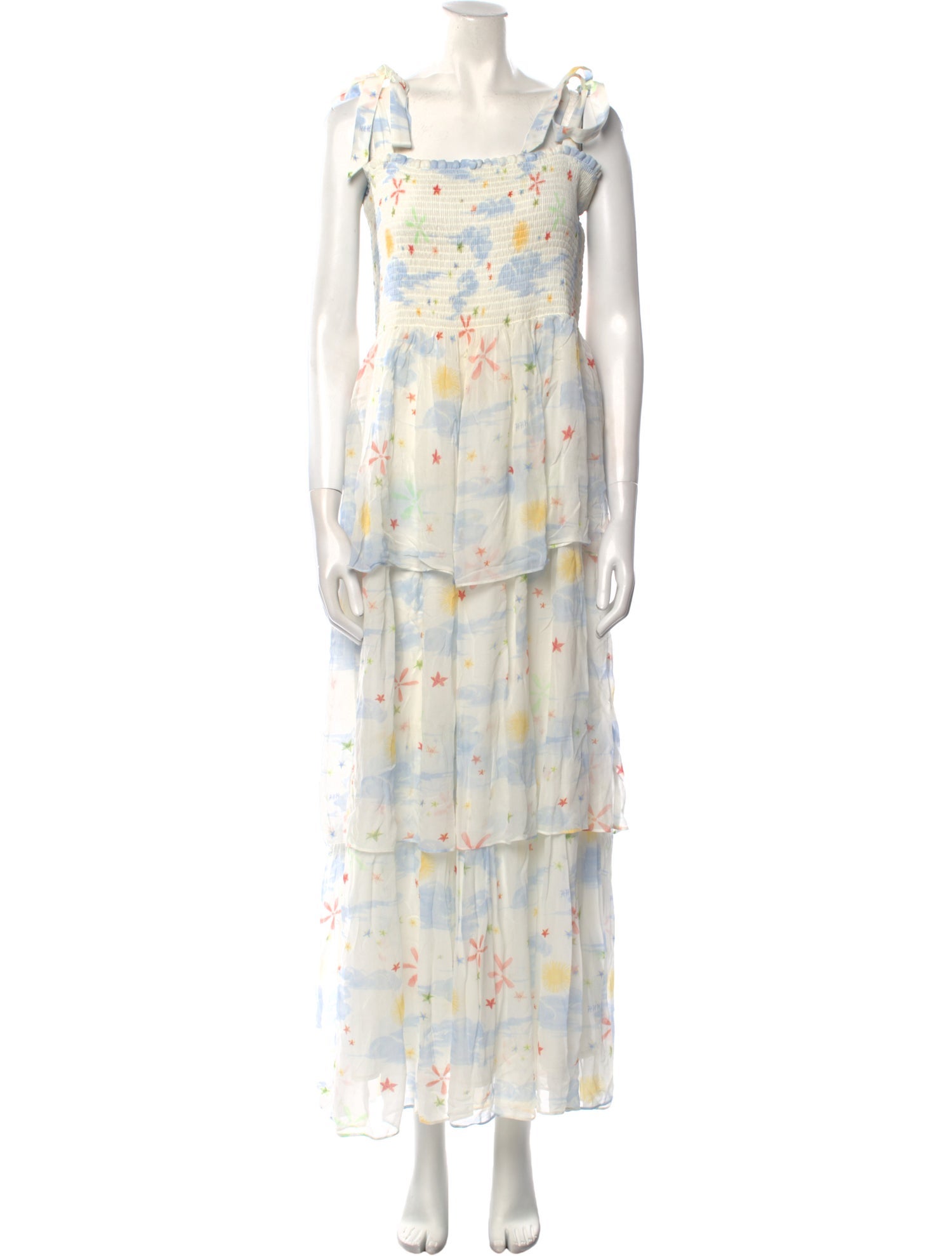 Hill House Home Floral Print Long Dress