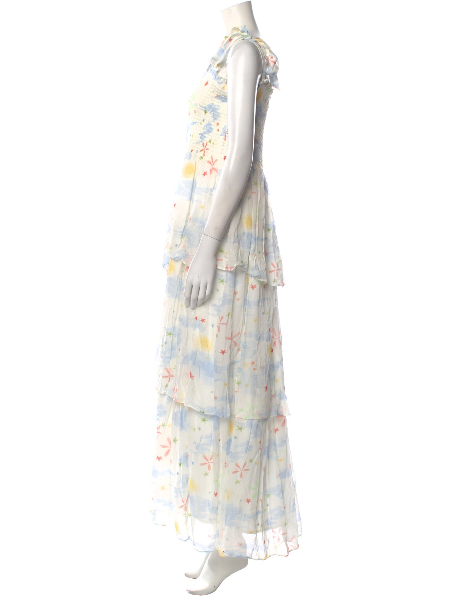 Hill House Home Floral Print Long Dress
