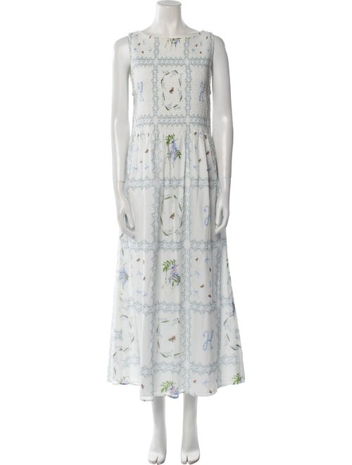 Hill House Home Printed Long Dress w/ Tags