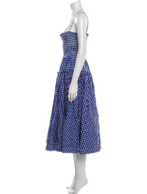 Hill House Home Polka Dot Print Midi Length Dress
