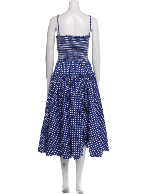 Hill House Home Polka Dot Print Midi Length Dress