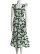 Hill House Home Floral Print Midi Length Dress