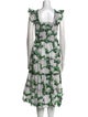 Hill House Home Floral Print Midi Length Dress