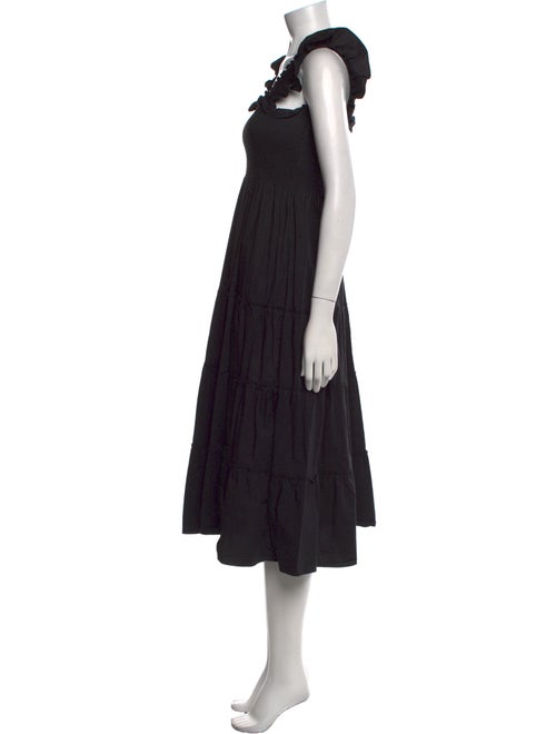 Hill House Home Square Neckline Midi Length Dress