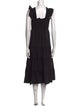 Hill House Home Square Neckline Midi Length Dress