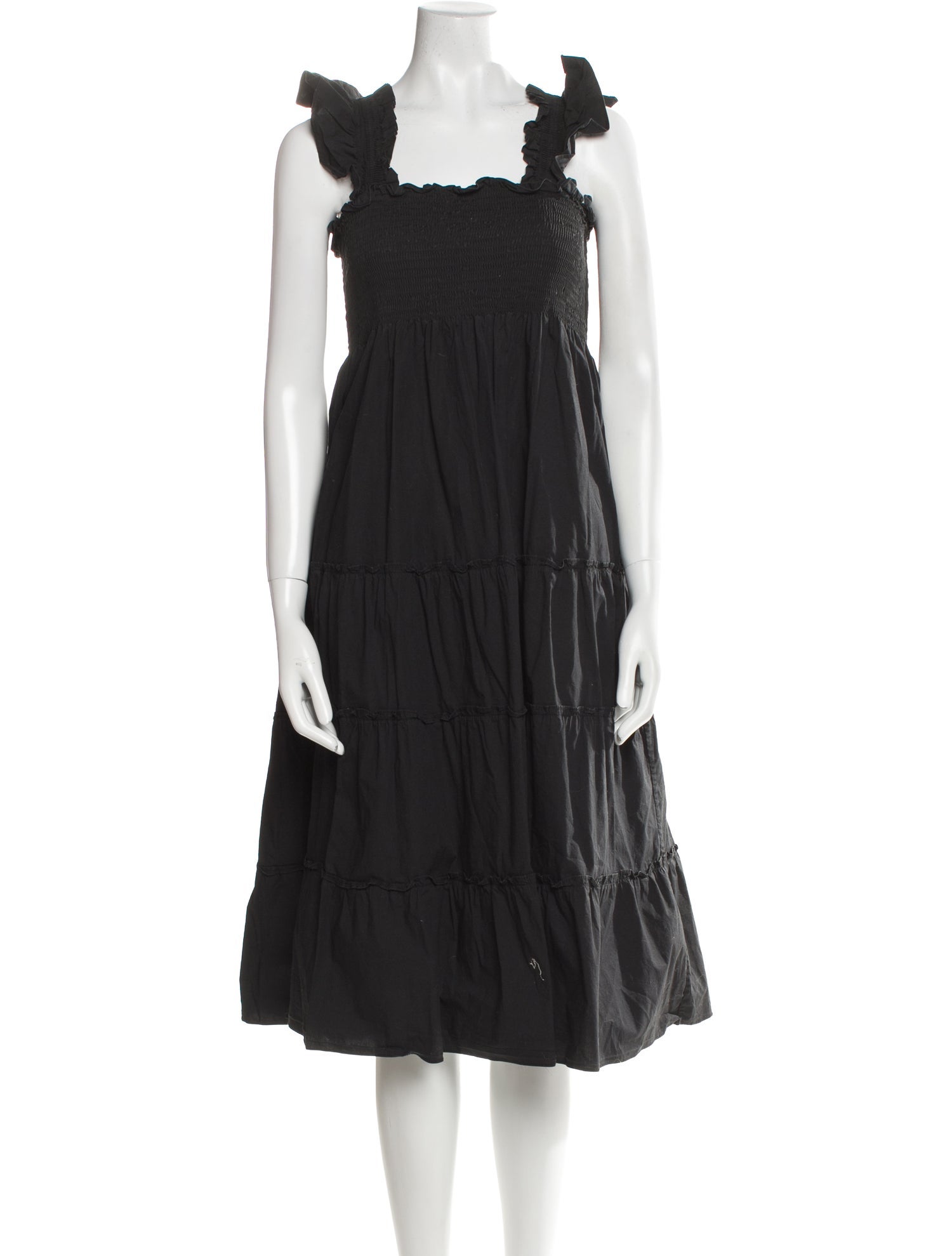 Hill House Home Square Neckline Midi Length Dress