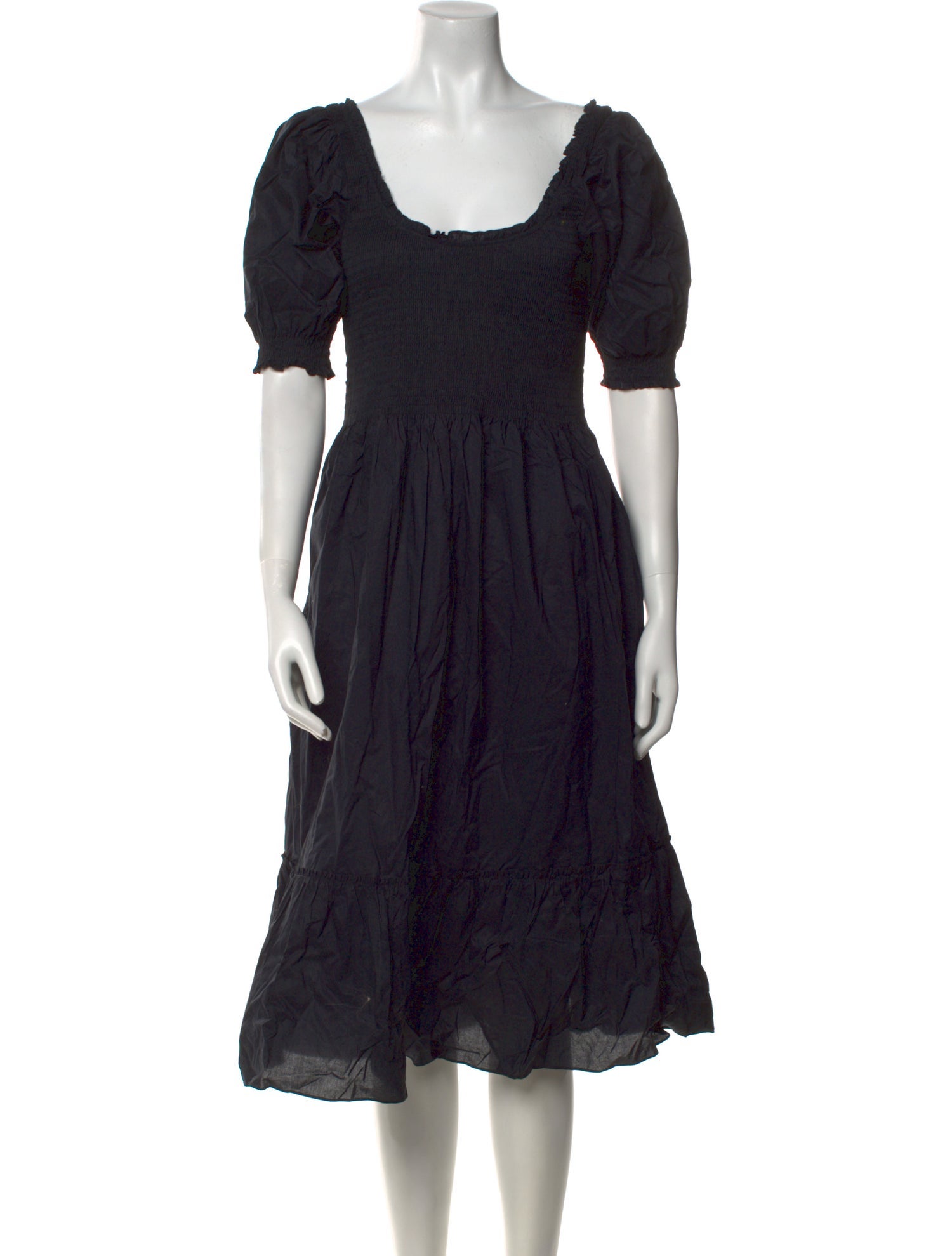 Hill House Home Scoop Neck Midi Length Dress