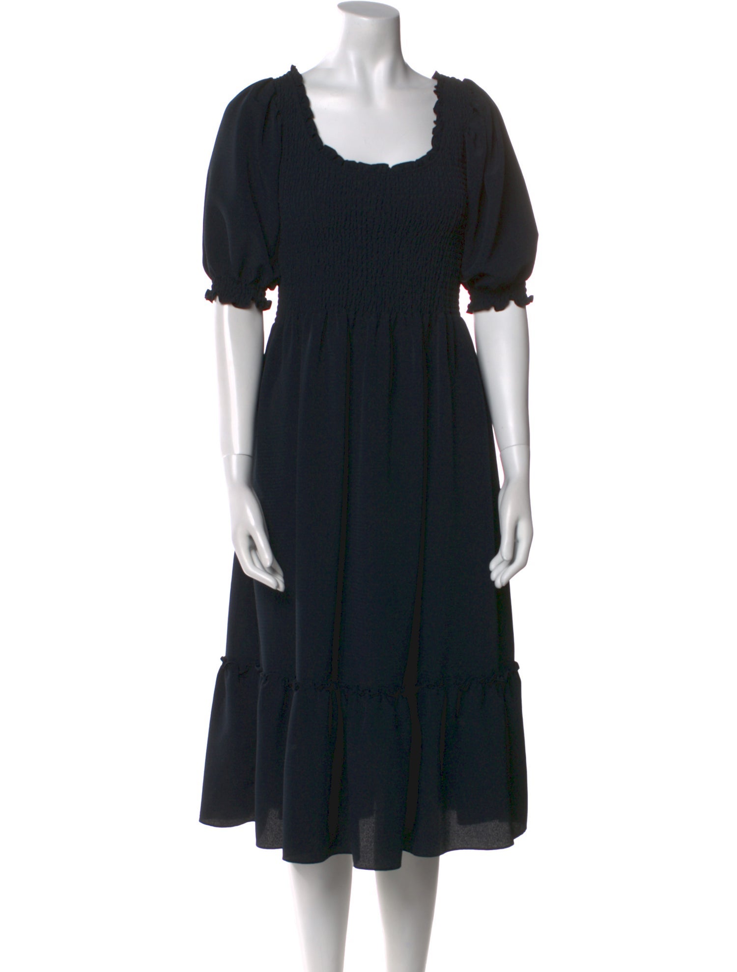 Hill House Home Square Neckline Midi Length Dress