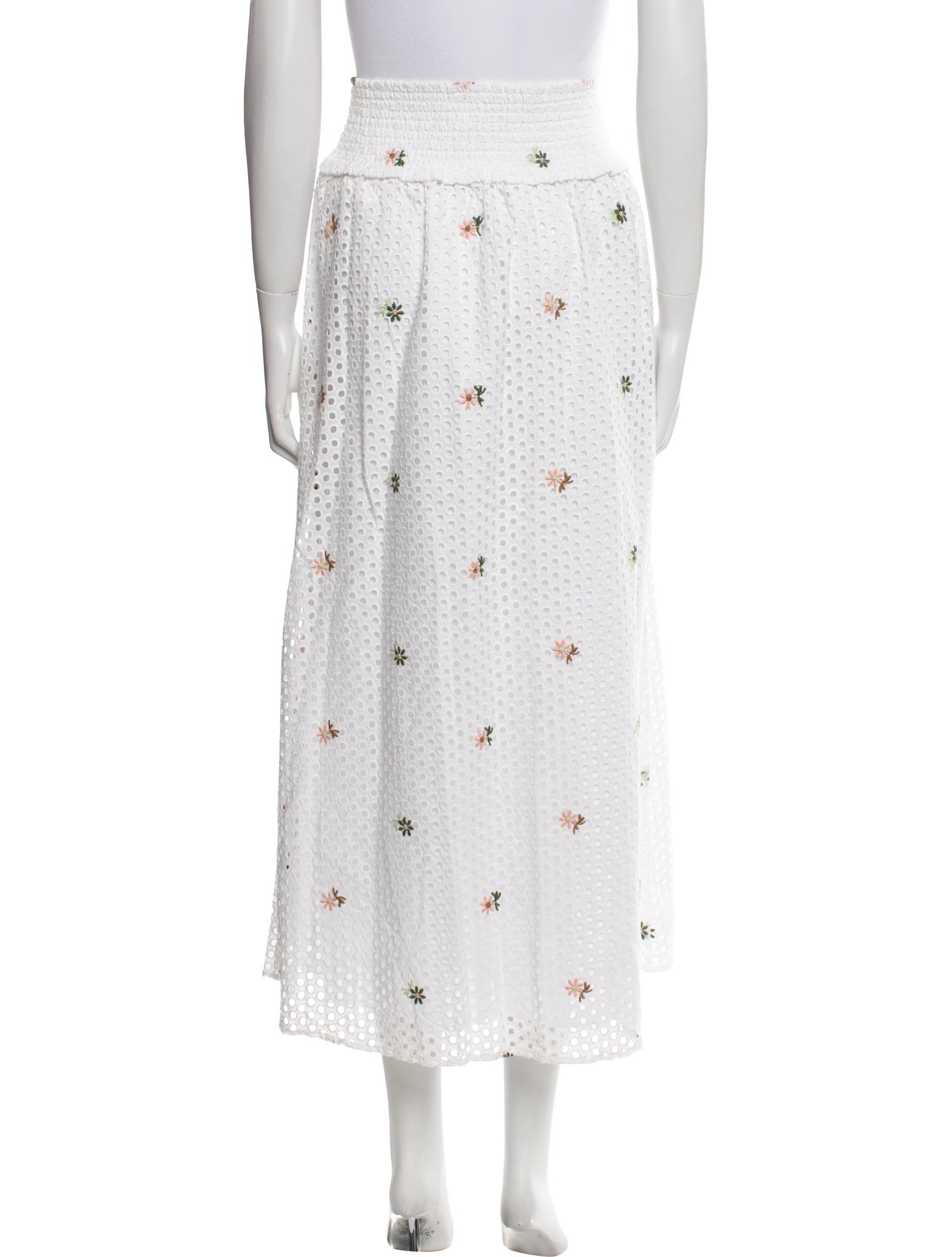 Hill House Home Floral Print Midi Length Skirt