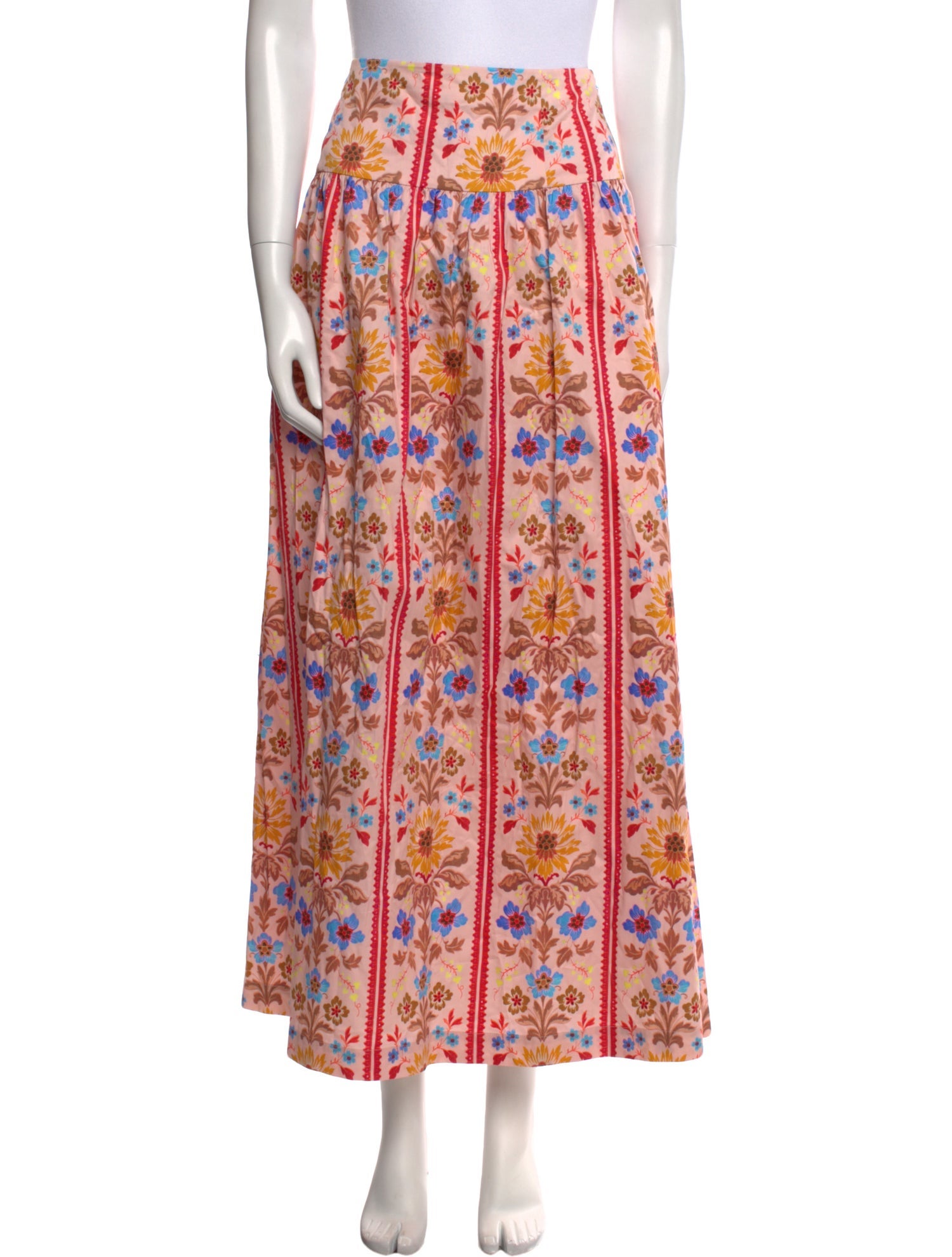 Hill House Home Floral Print Midi Length Skirt