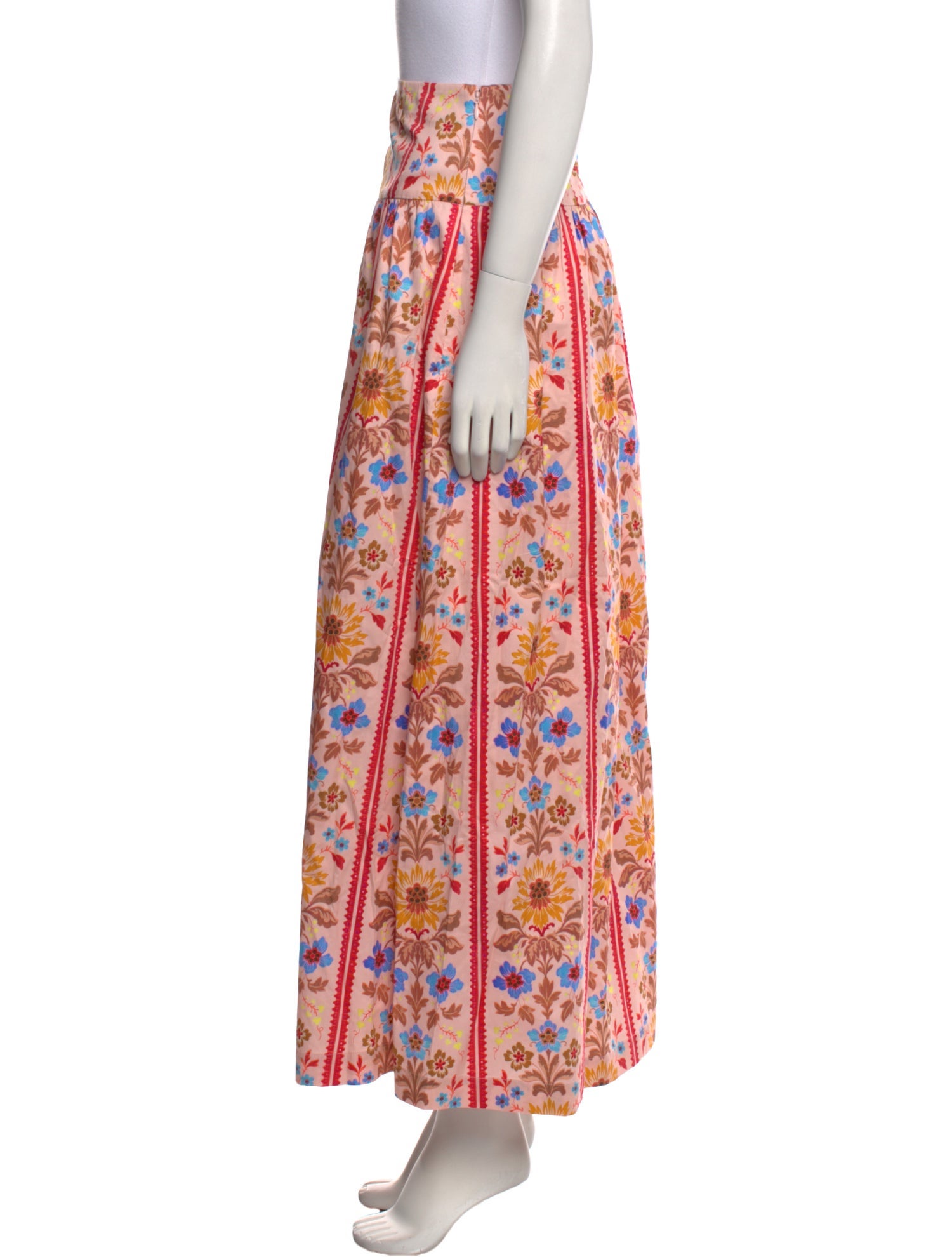 Hill House Home Floral Print Midi Length Skirt