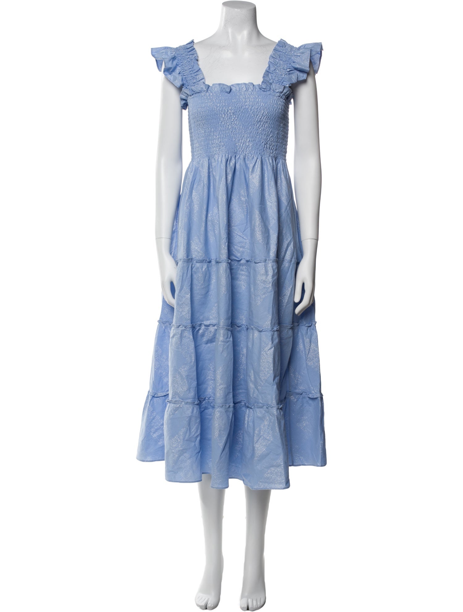 Hill House Home Square Neckline Midi Length Dress