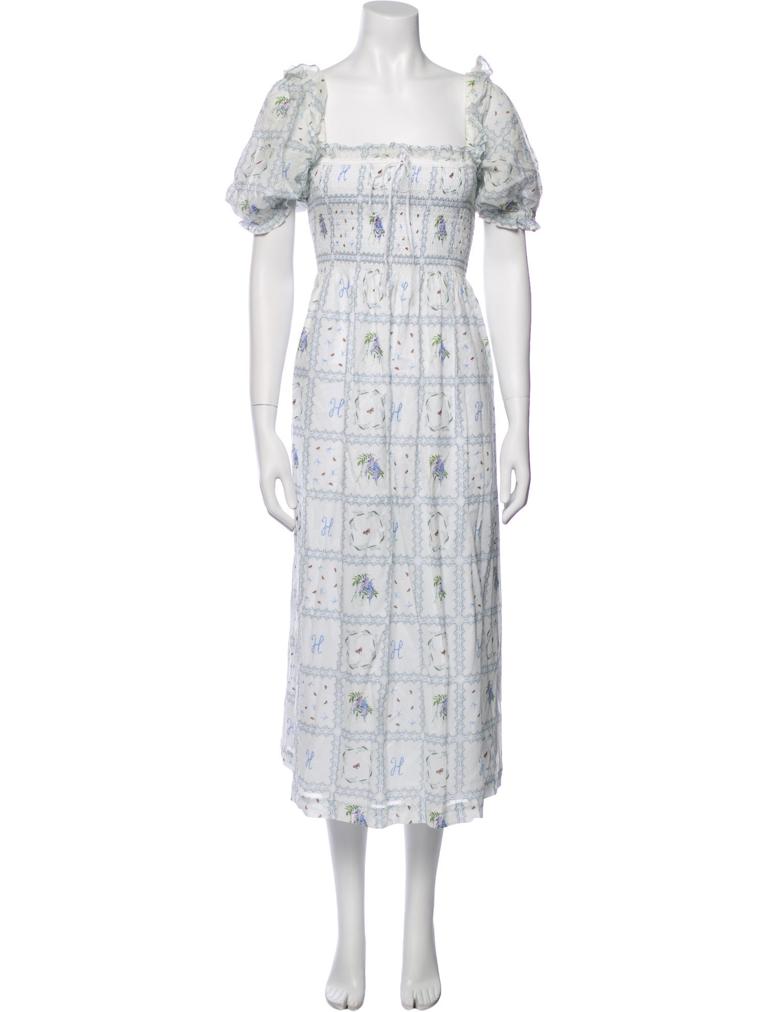 Hill House Home Floral Print Long Dress