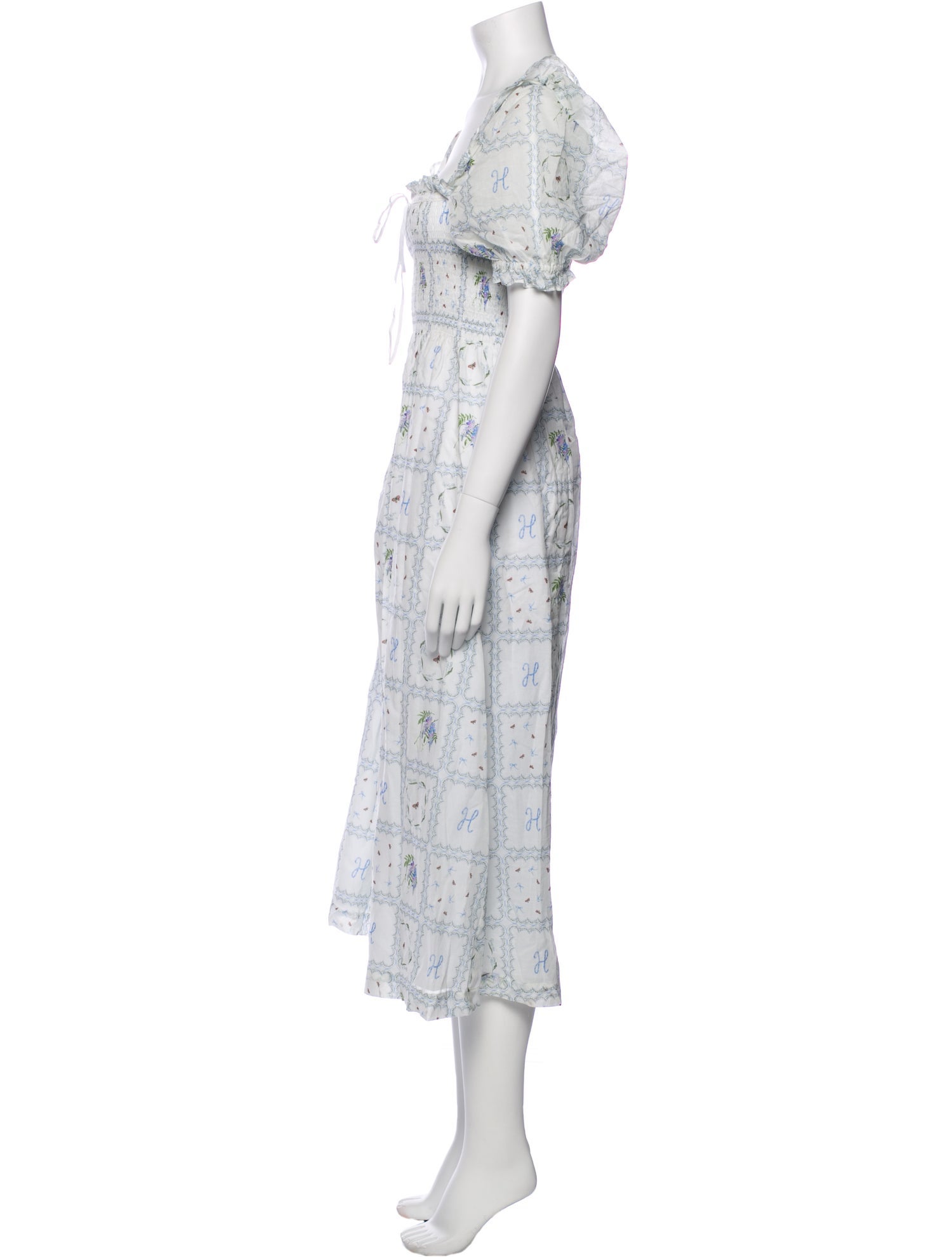 Hill House Home Floral Print Long Dress