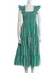 Hill House Home Striped Midi Length Dress