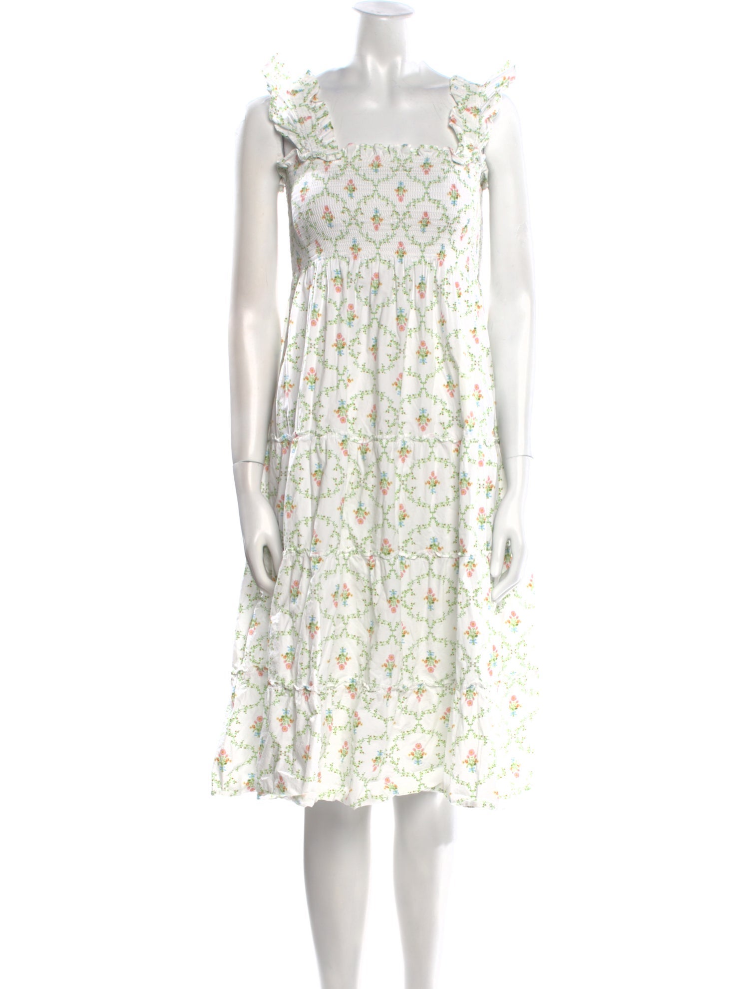 Hill House Home Floral Print Knee-Length Dress