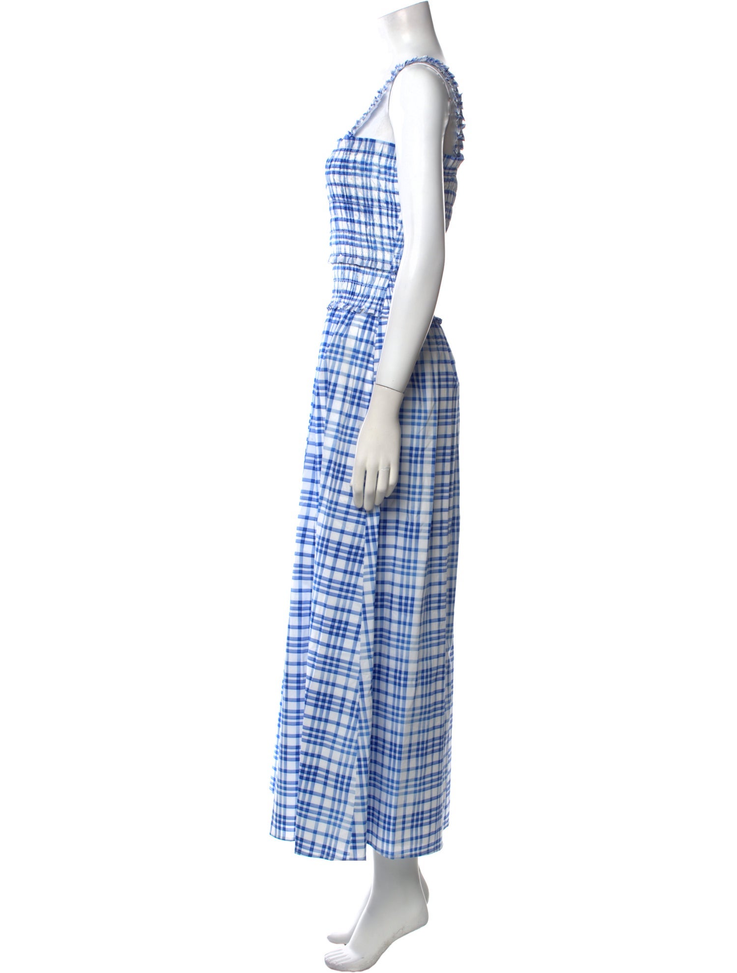 Hill House Home Plaid Print Long Dress w/ Tags