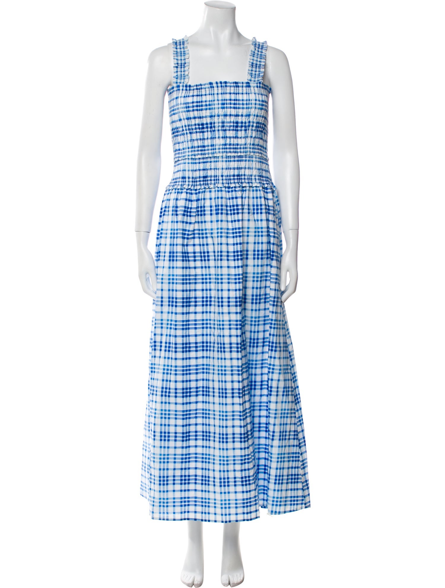 Hill House Home Plaid Print Long Dress