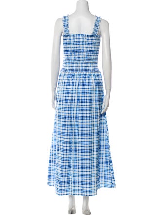 Hill House Home Plaid Print Long Dress