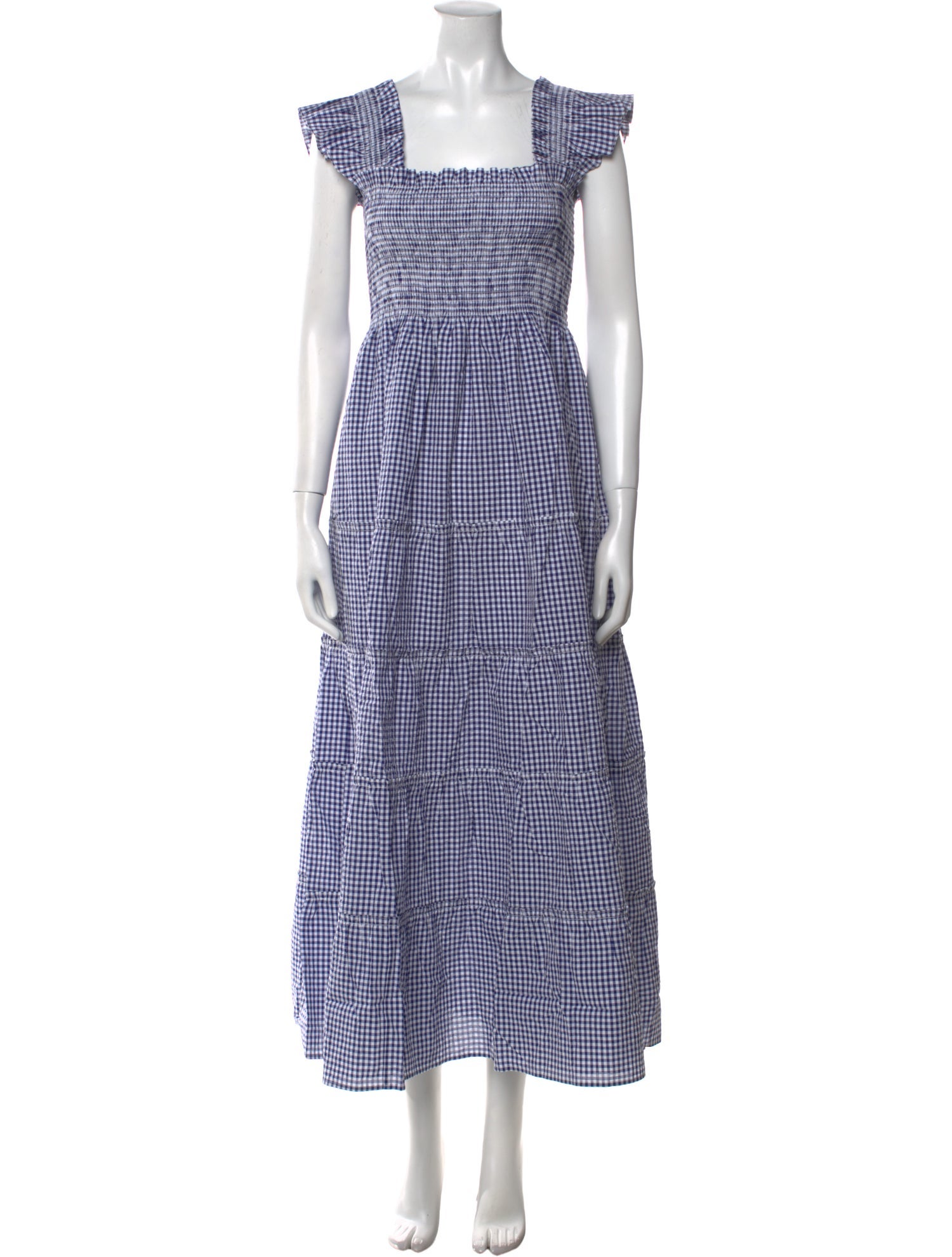 Hill House Home Plaid Print Long Dress