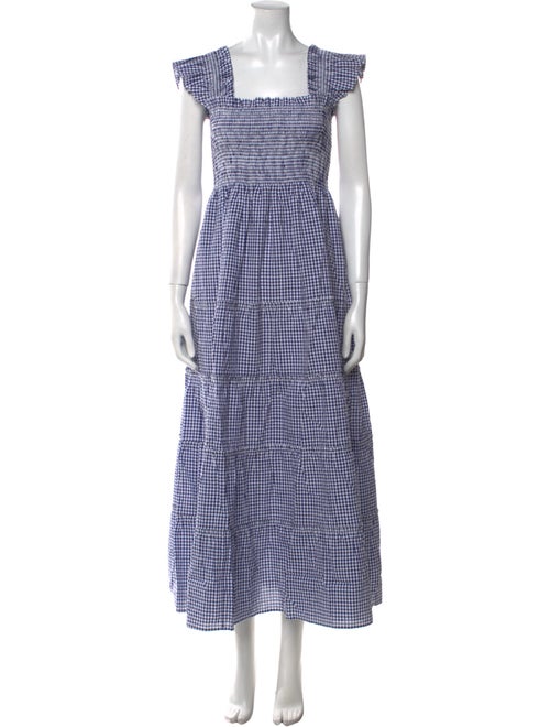 Hill House Home Plaid Print Long Dress