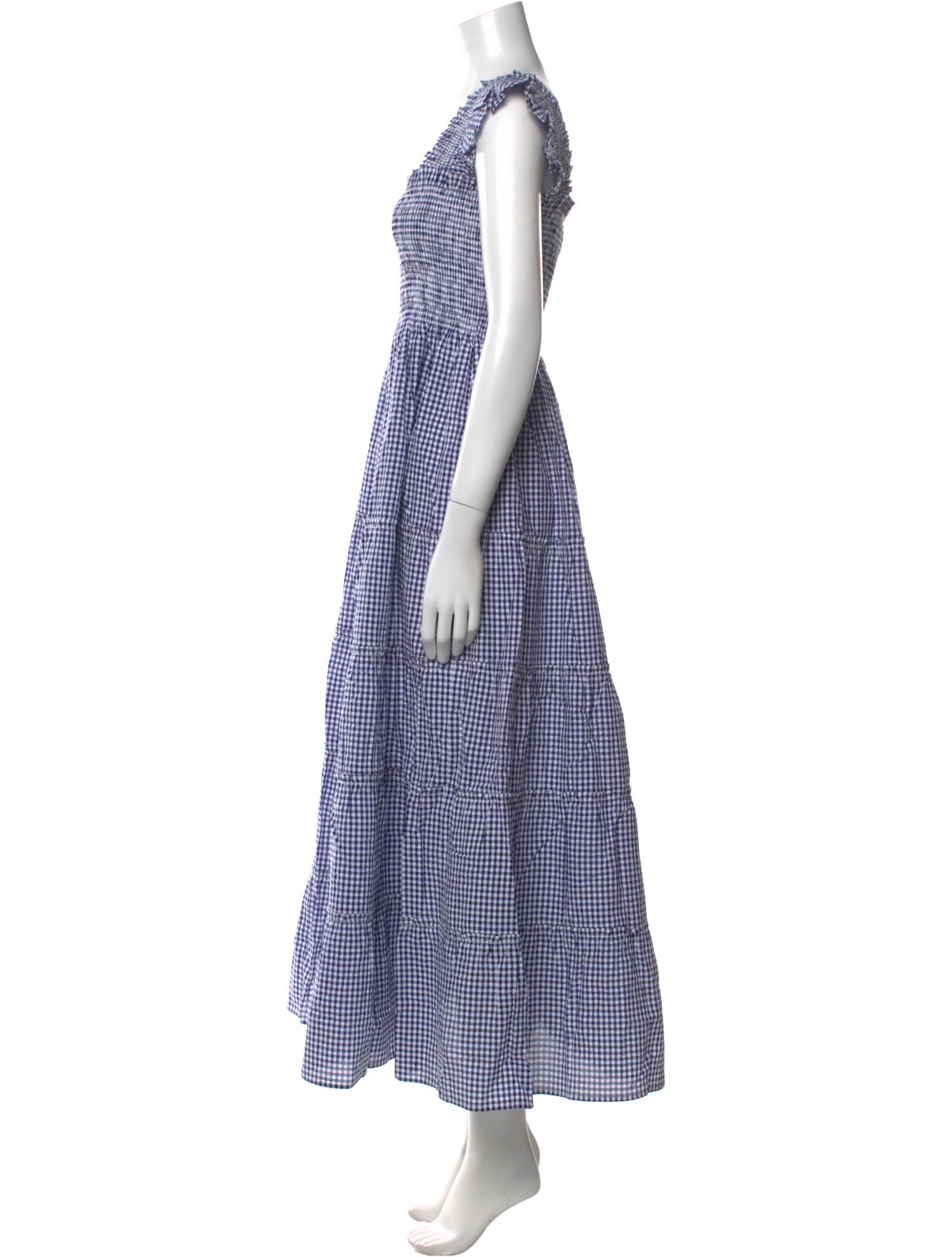 Hill House Home Plaid Print Long Dress