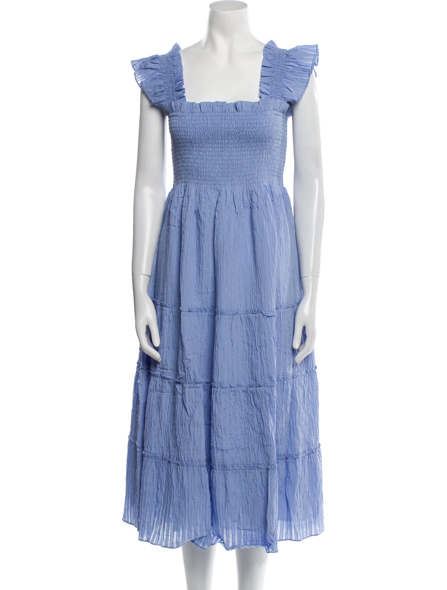 Hill House Home Striped Midi Length Dress w/ Tags