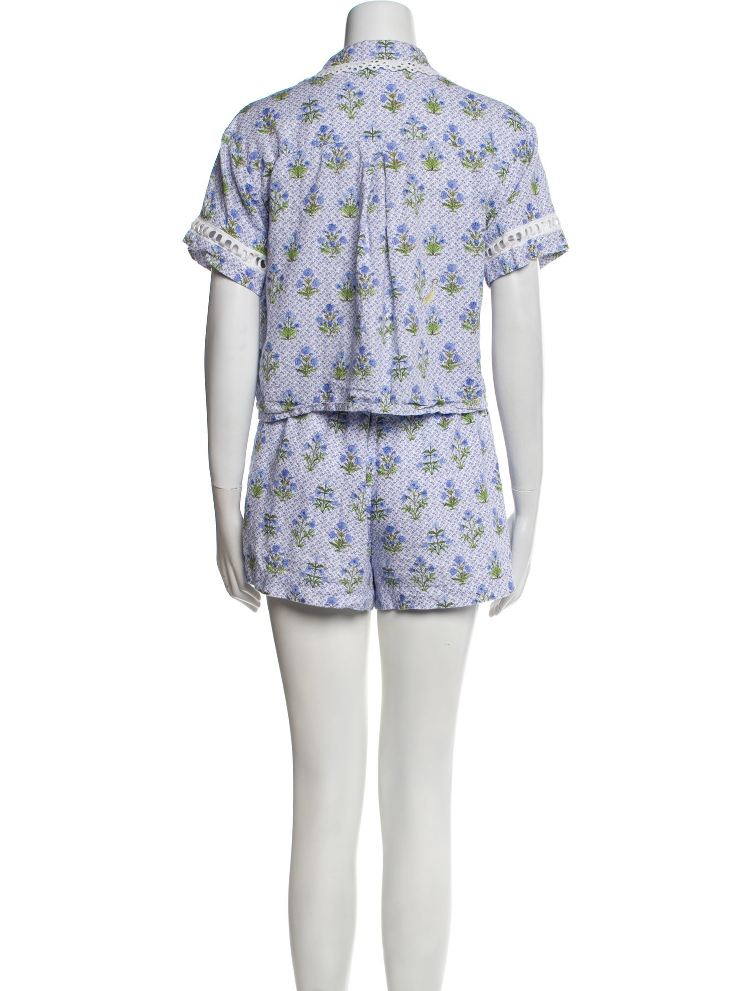 Hill House Home Floral Print Short Set