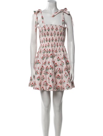 Hill House Home Floral Print Mini Dress