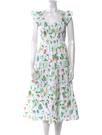 Hill House Home Floral Print Long Dress