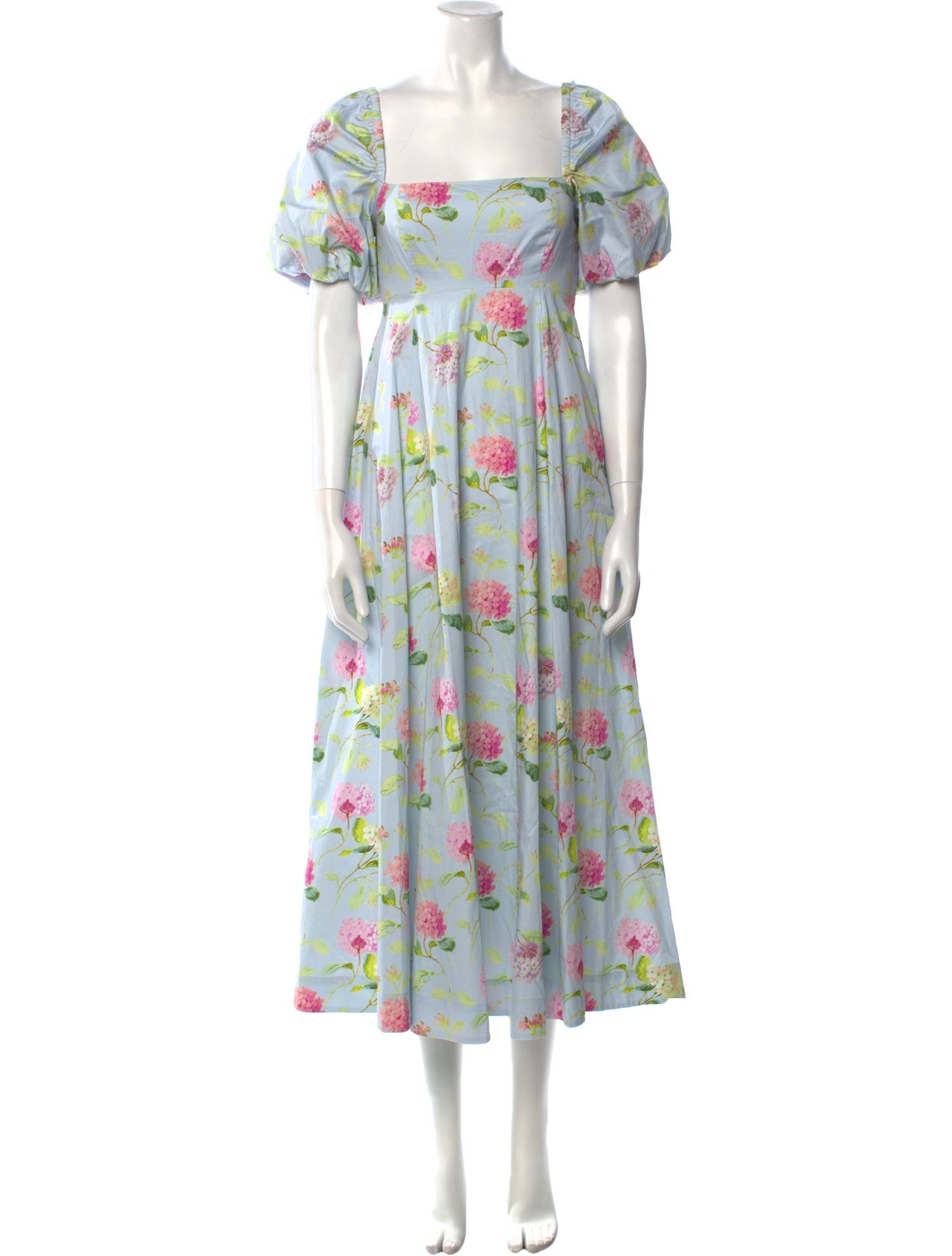 Hill House Home Floral Print Midi Length Dress