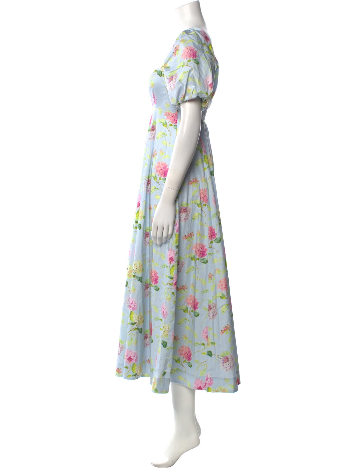 Hill House Home Floral Print Midi Length Dress