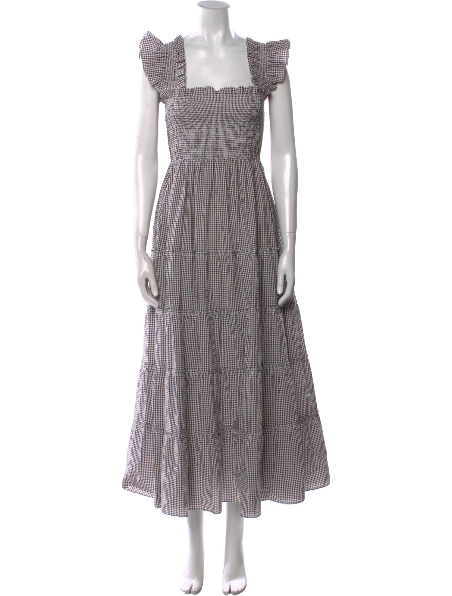 Hill House Home Plaid Print Long Dress