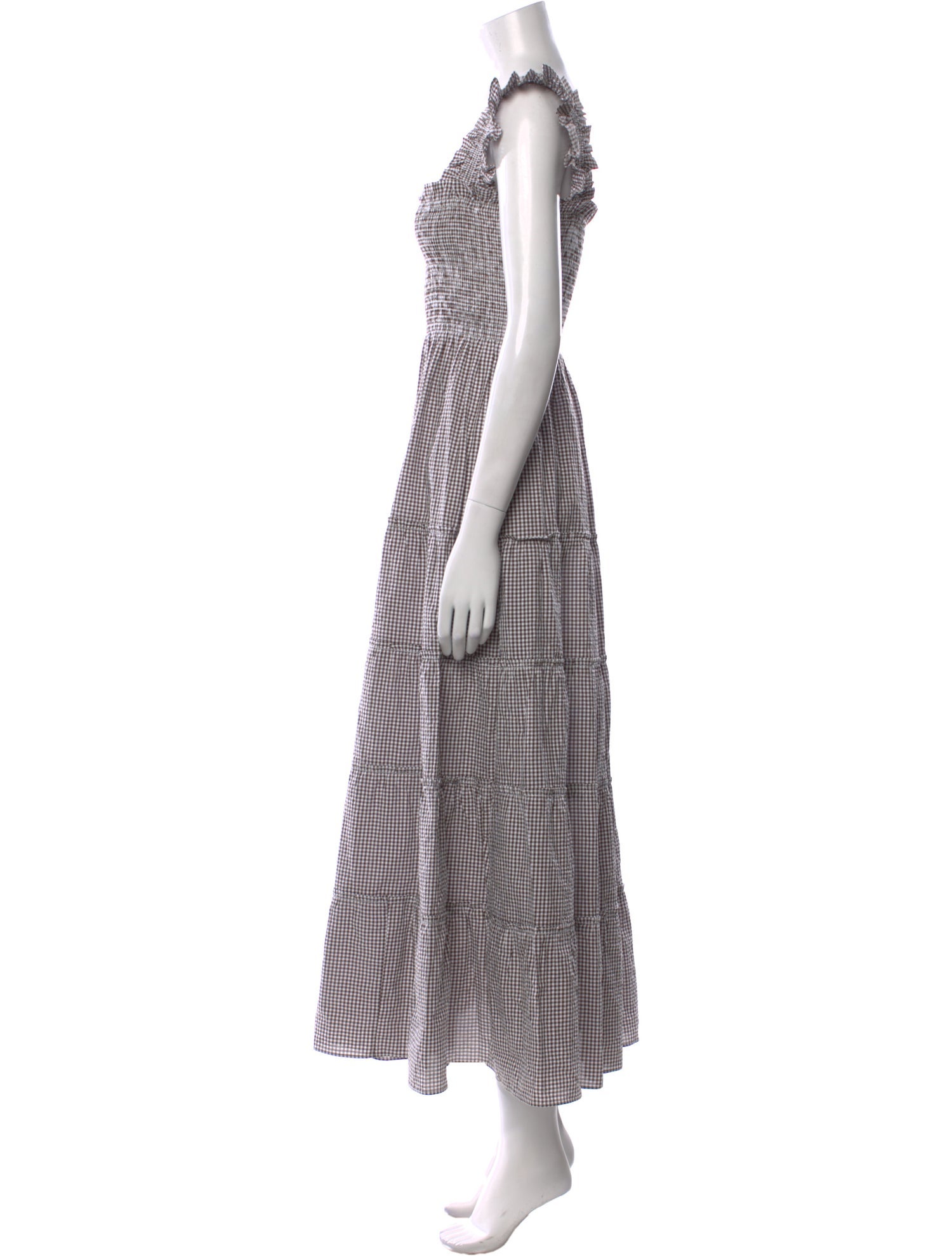 Hill House Home Plaid Print Long Dress