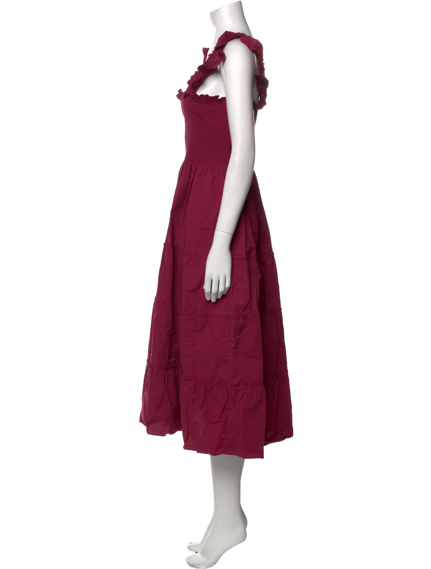 Hill House Home Square Neckline Midi Length Dress